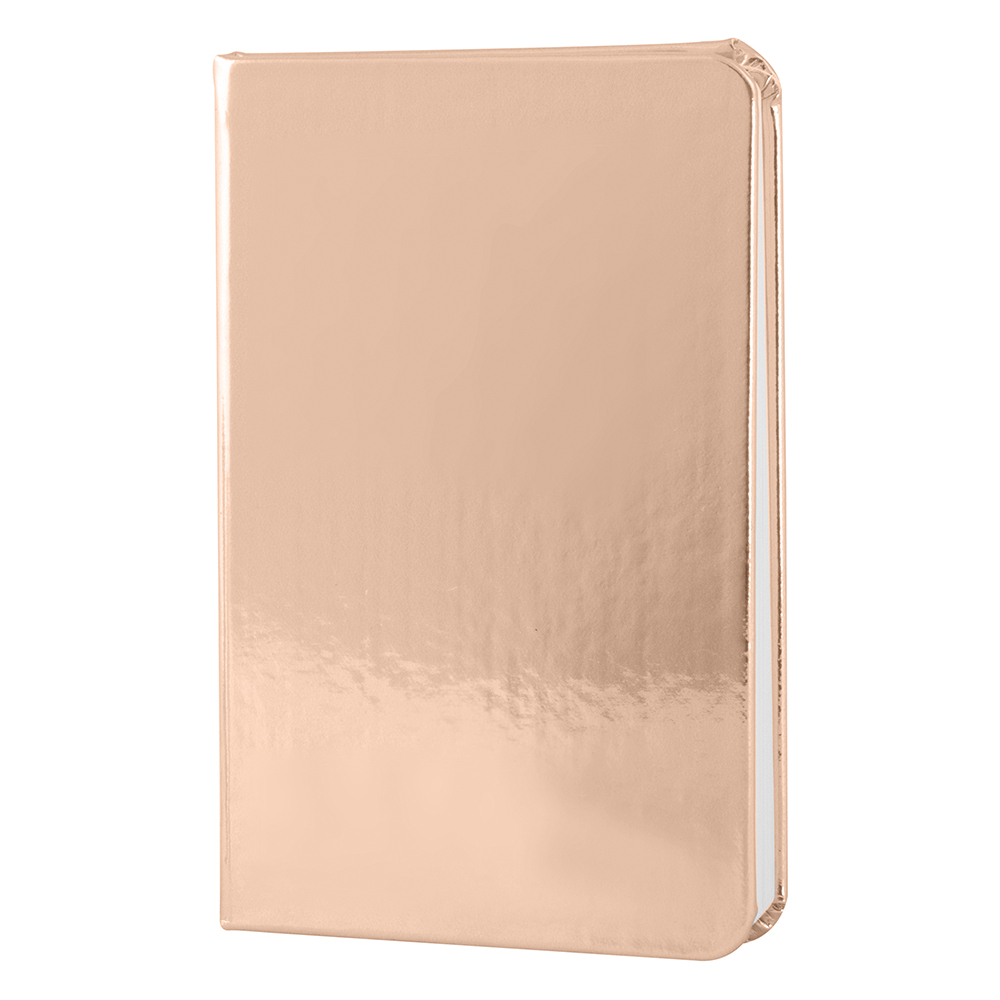Carnet publicitaire A6 Glitter Rose métallique